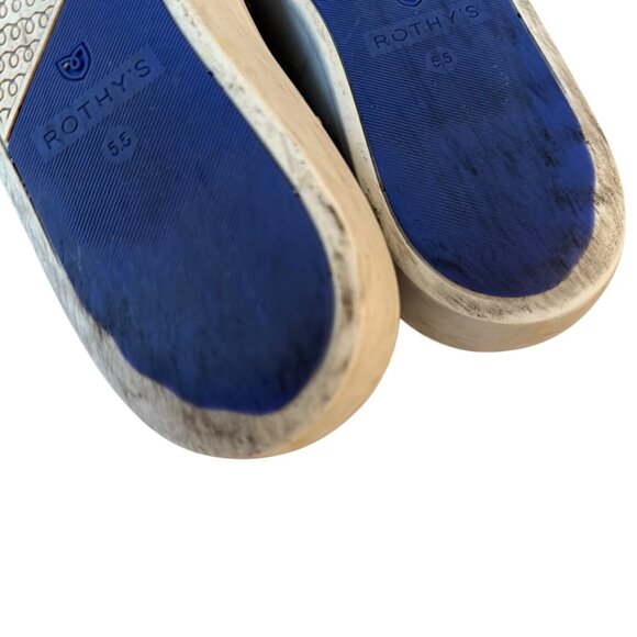Size 5.5 Rothy's The Original Slip On Sneaker Black - Picture 9 of 11